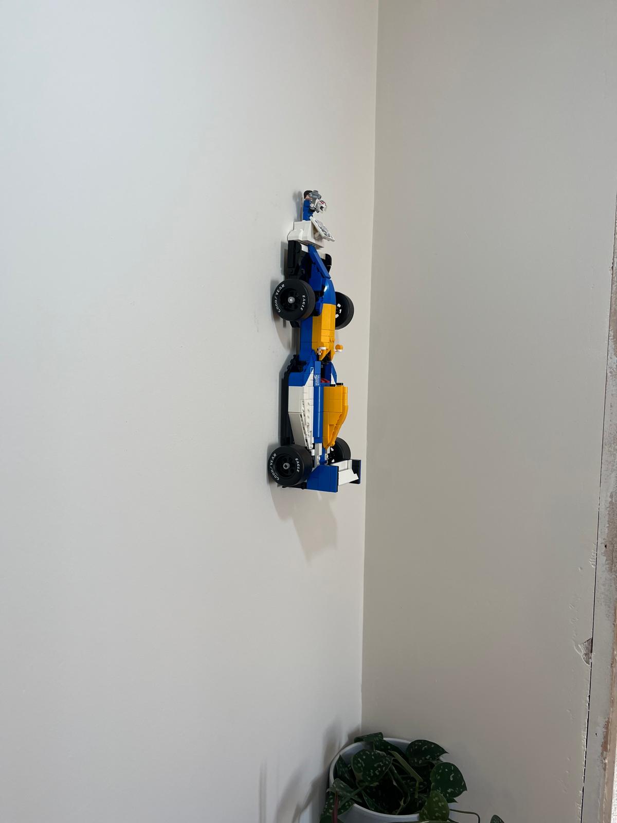 Wall Mount for Lego® Williams Racing FW14B & Nigel Mansell