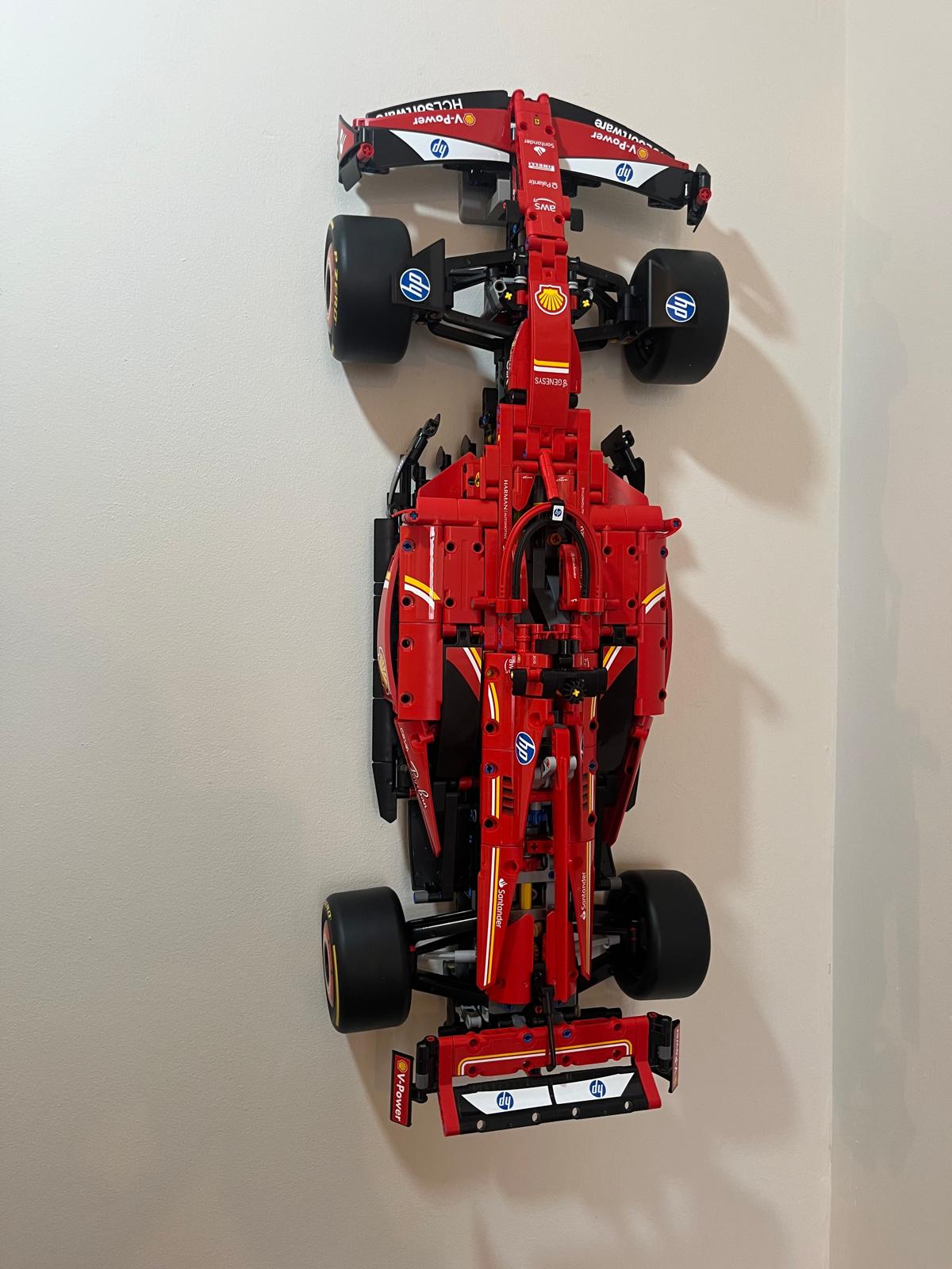 Wall Mount for Lego® Ferrari SF-24 F1 Car