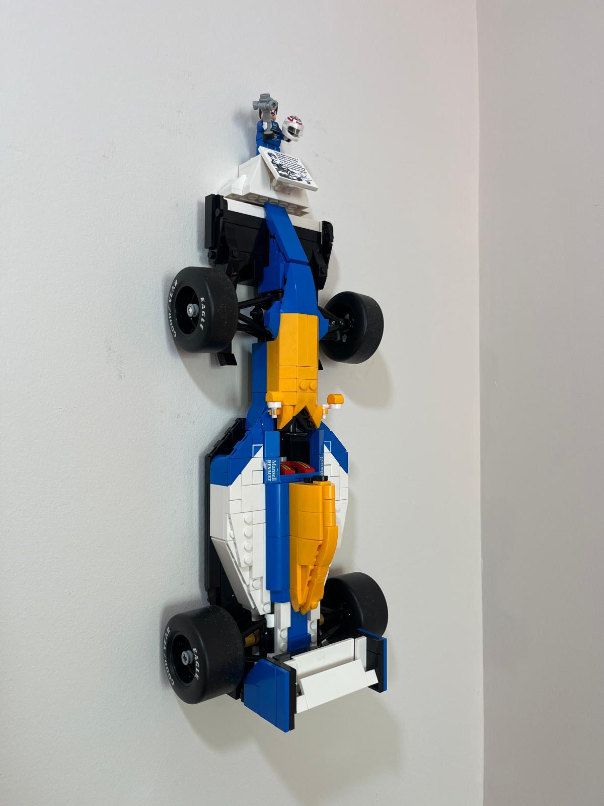 Wall Mount for Lego® Williams Racing FW14B & Nigel Mansell