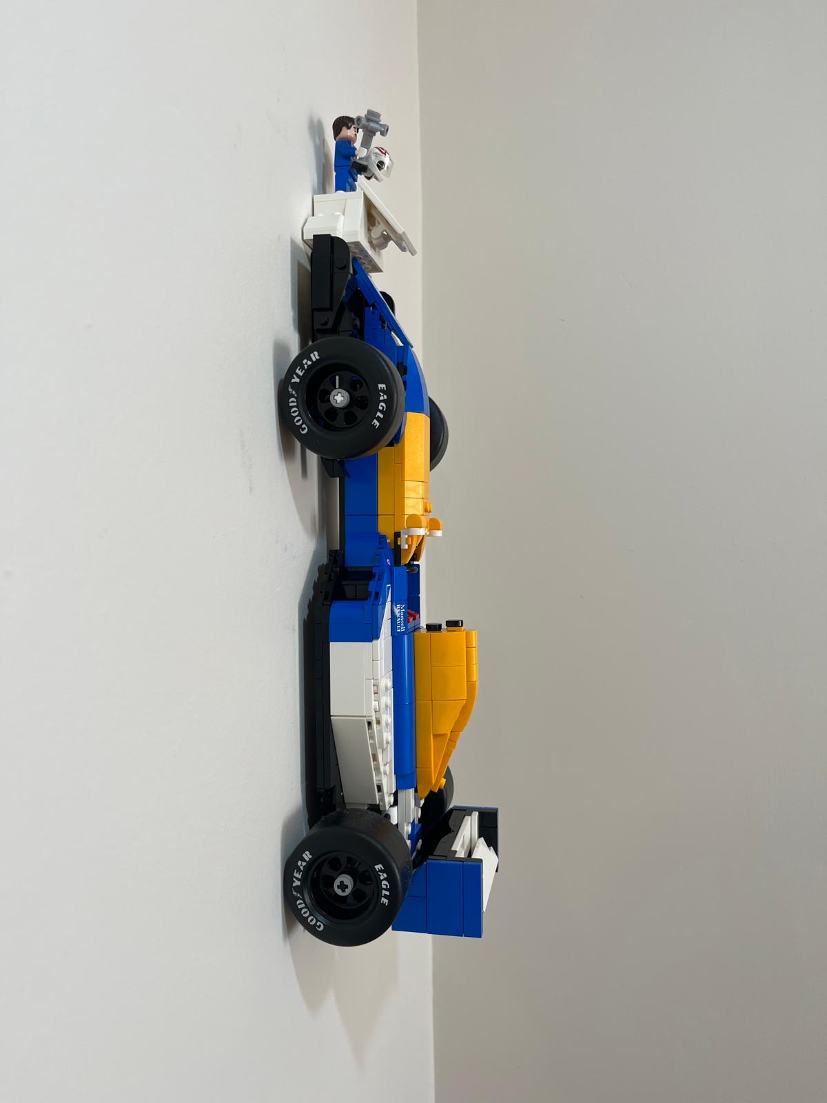 Wall Mount for Lego® Williams Racing FW14B & Nigel Mansell