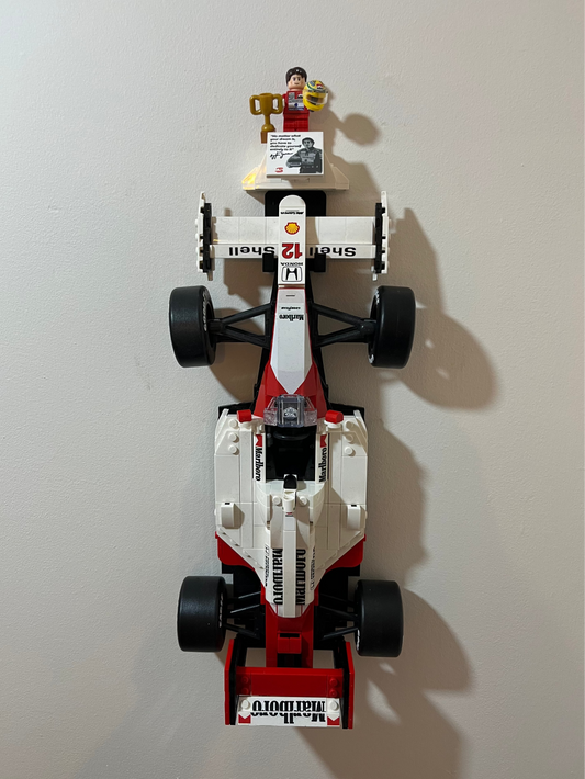 Wall Mount for Lego® McLaren MP4/4 & Ayrton Senna - Set No. 10330