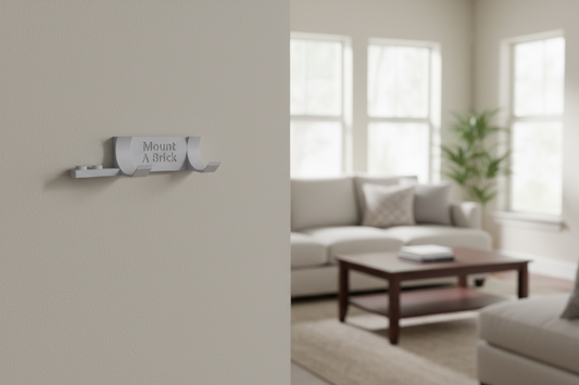 Wall Mount for Lego® Speed Champions - 6 Stud Wide - 2015/2020 - With Mini Figure Stand