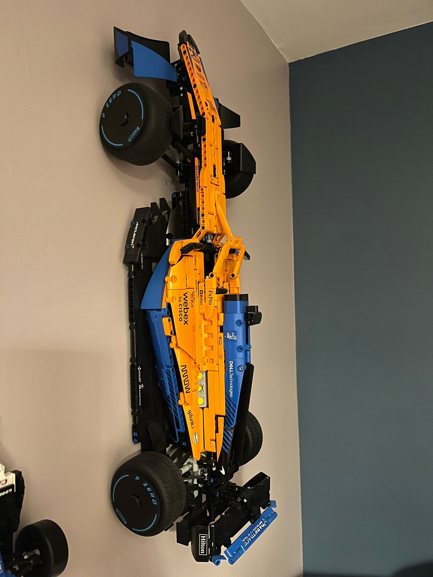 Wall Mount for Lego® McLaren F1 2022 McL35m - Set no. 42141