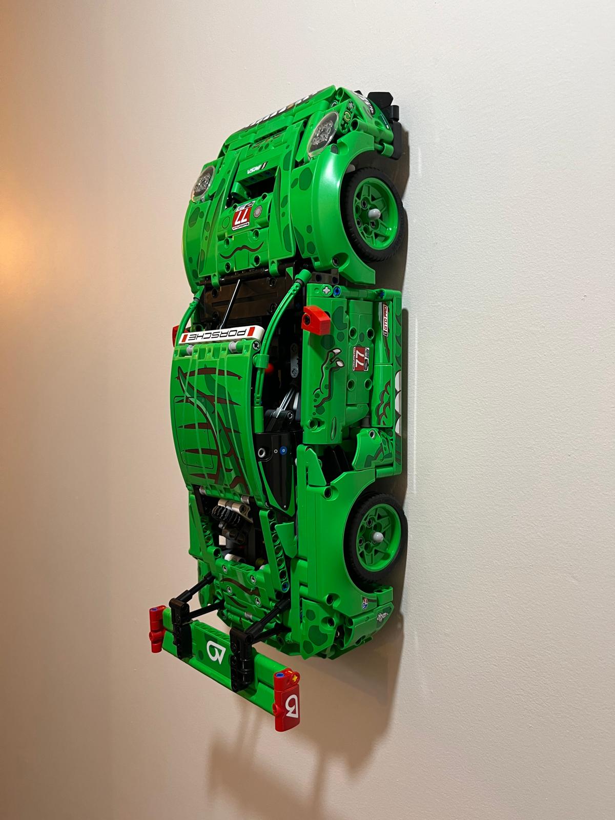 Wall Mount for Lego® Porsche 911 GT3 R REXY AO Racing Car