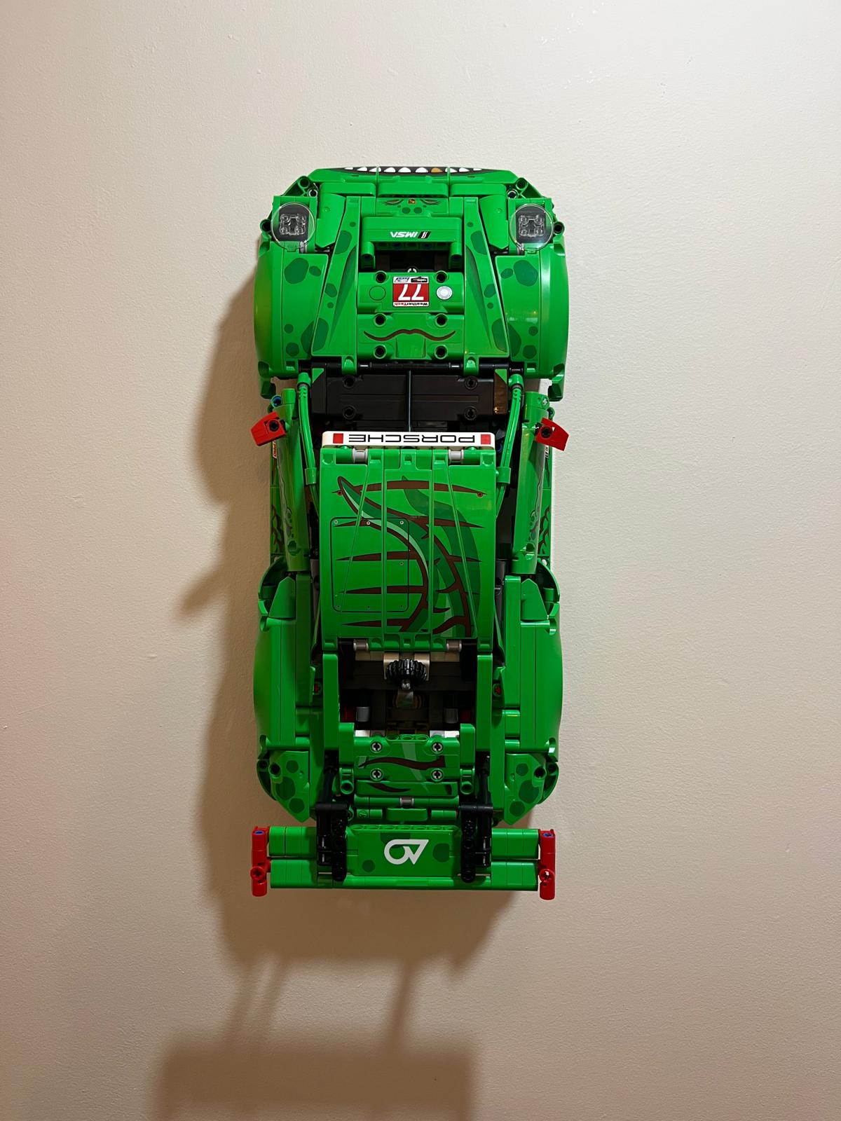 Wall Mount for Lego® Porsche 911 GT3 R REXY AO Racing Car