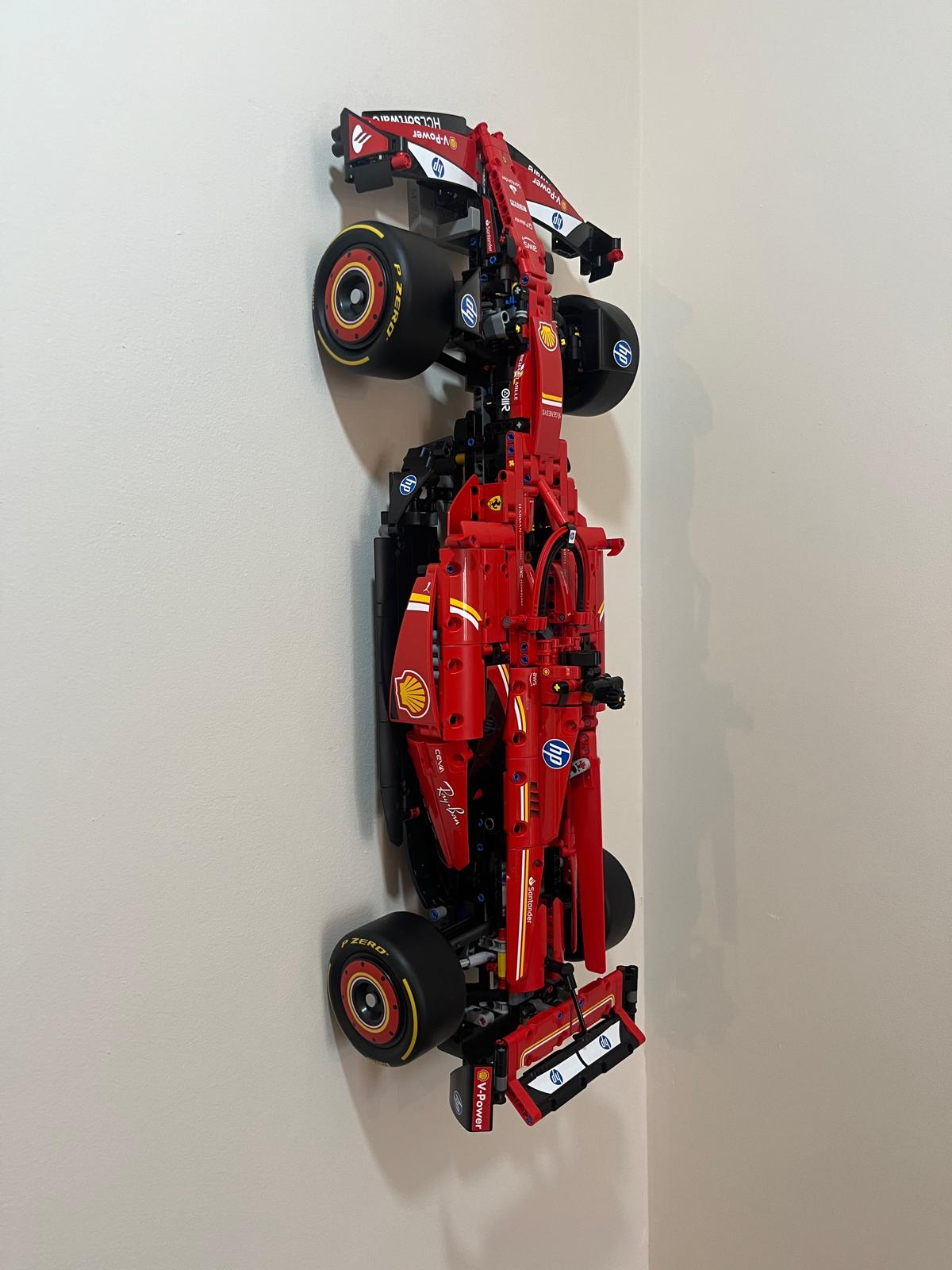 Wall Mount for Lego® Ferrari SF-24 F1 Car