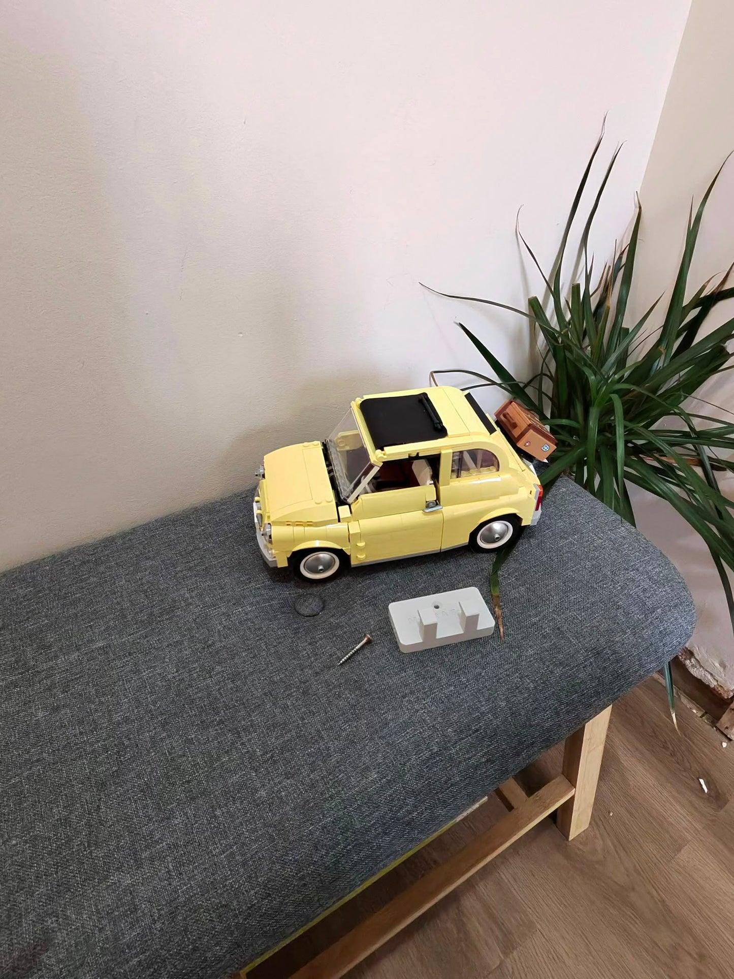 Wall Mount for Lego® Fiat 500 - Set no. 10271