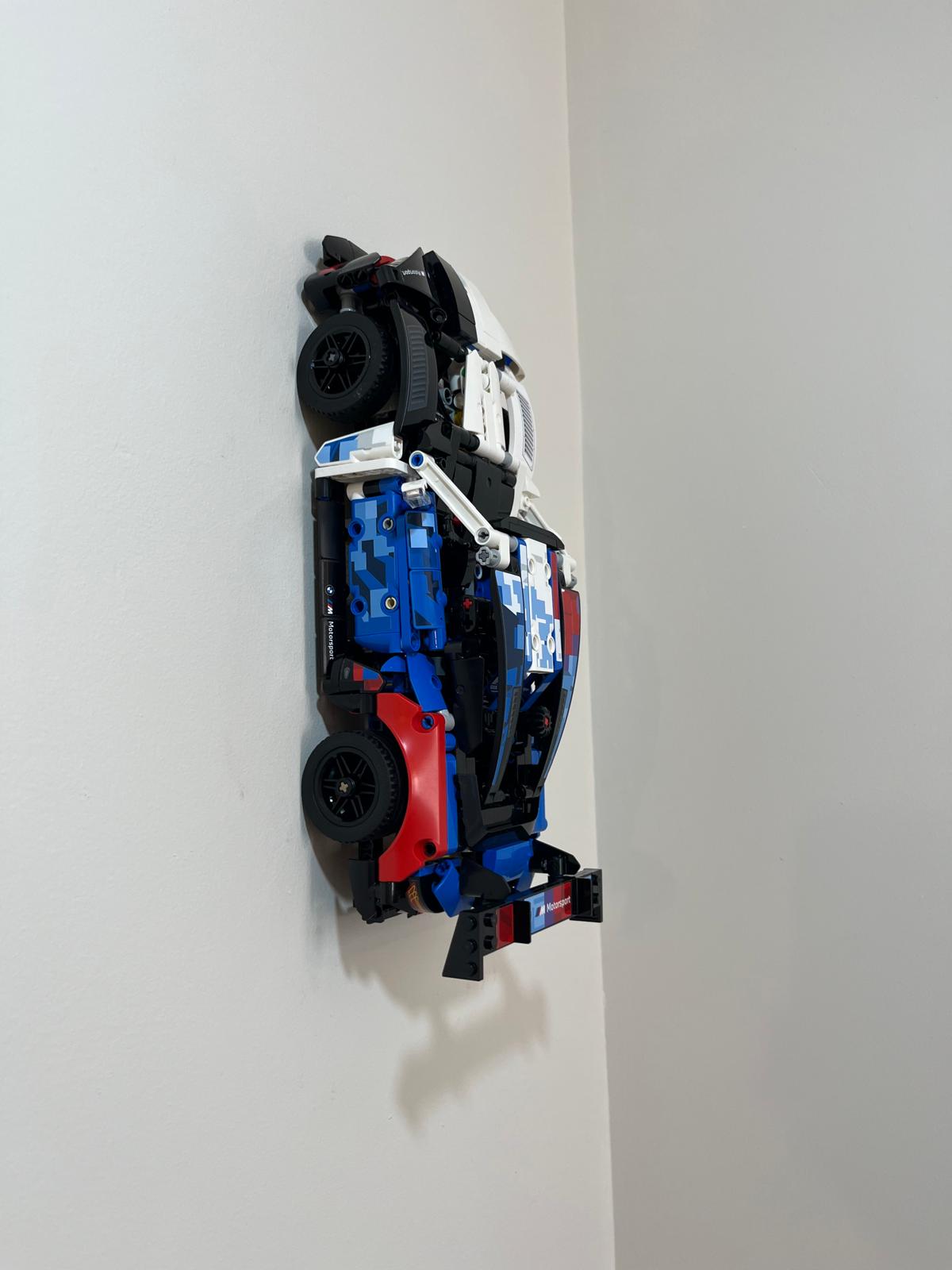 Wall Mount for Lego® BMW M4 GT3 EVO Race Car - Set no. 42226