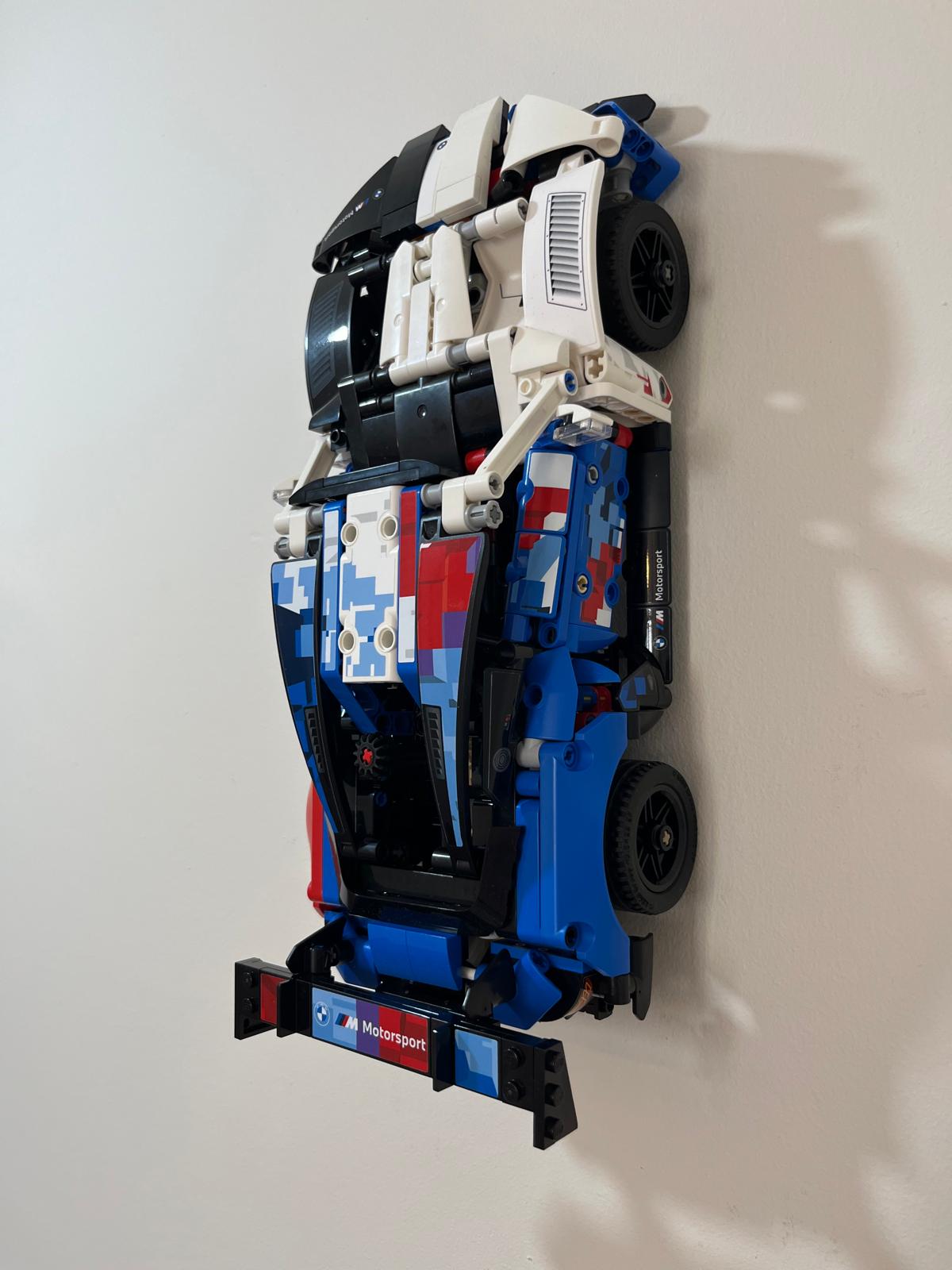 Wall Mount for Lego® BMW M4 GT3 EVO Race Car - Set no. 42226