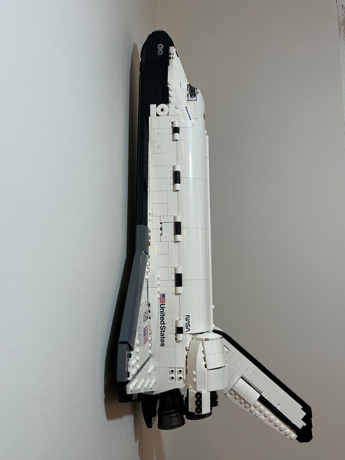 Wall Mount for Lego® NASA Space Shuttle Discovery