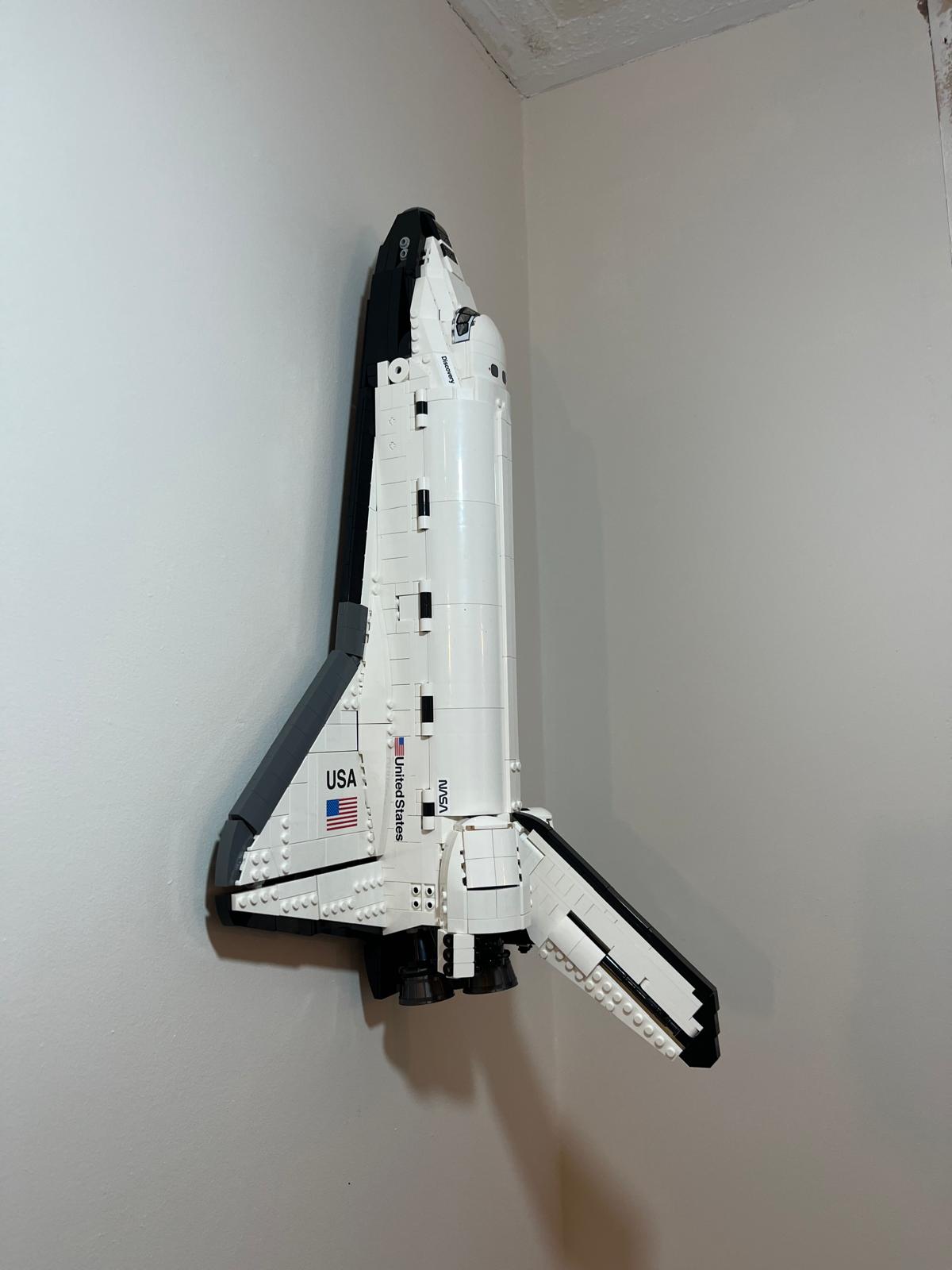 Wall Mount for Lego® NASA Space Shuttle Discovery