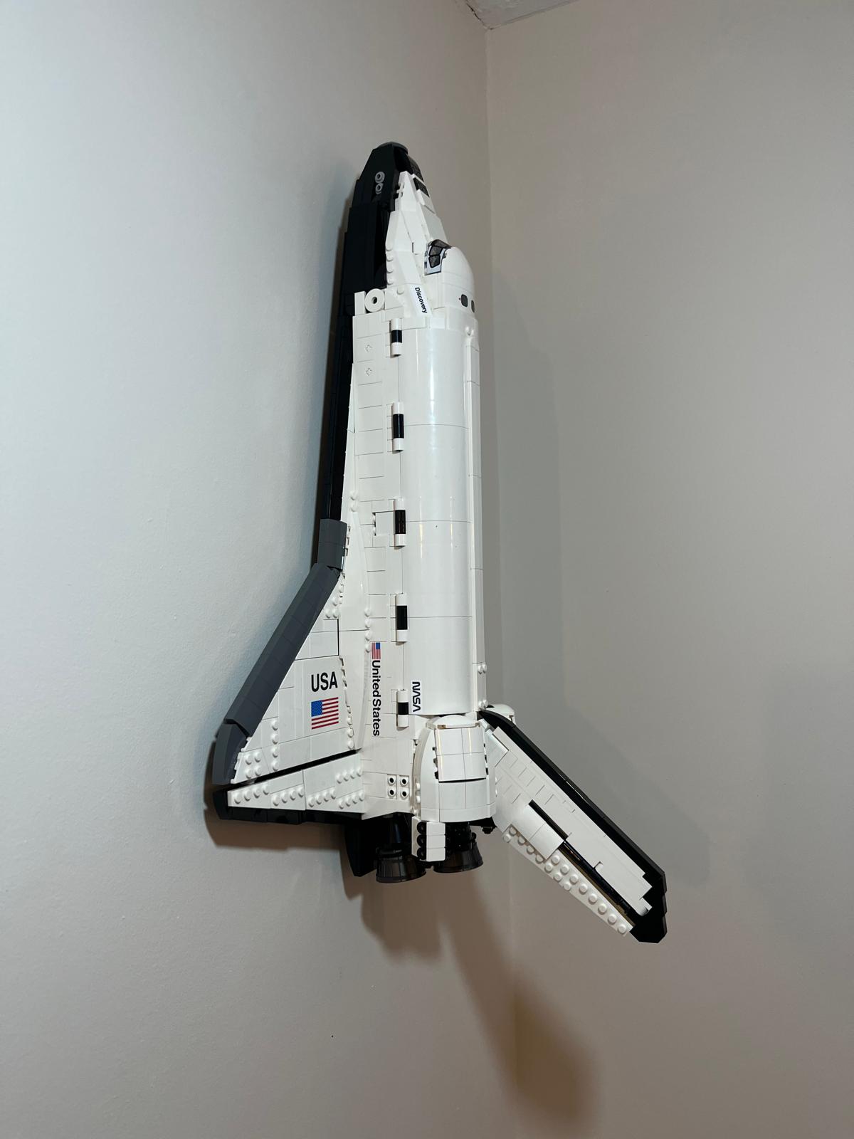Wall Mount for Lego® NASA Space Shuttle Discovery