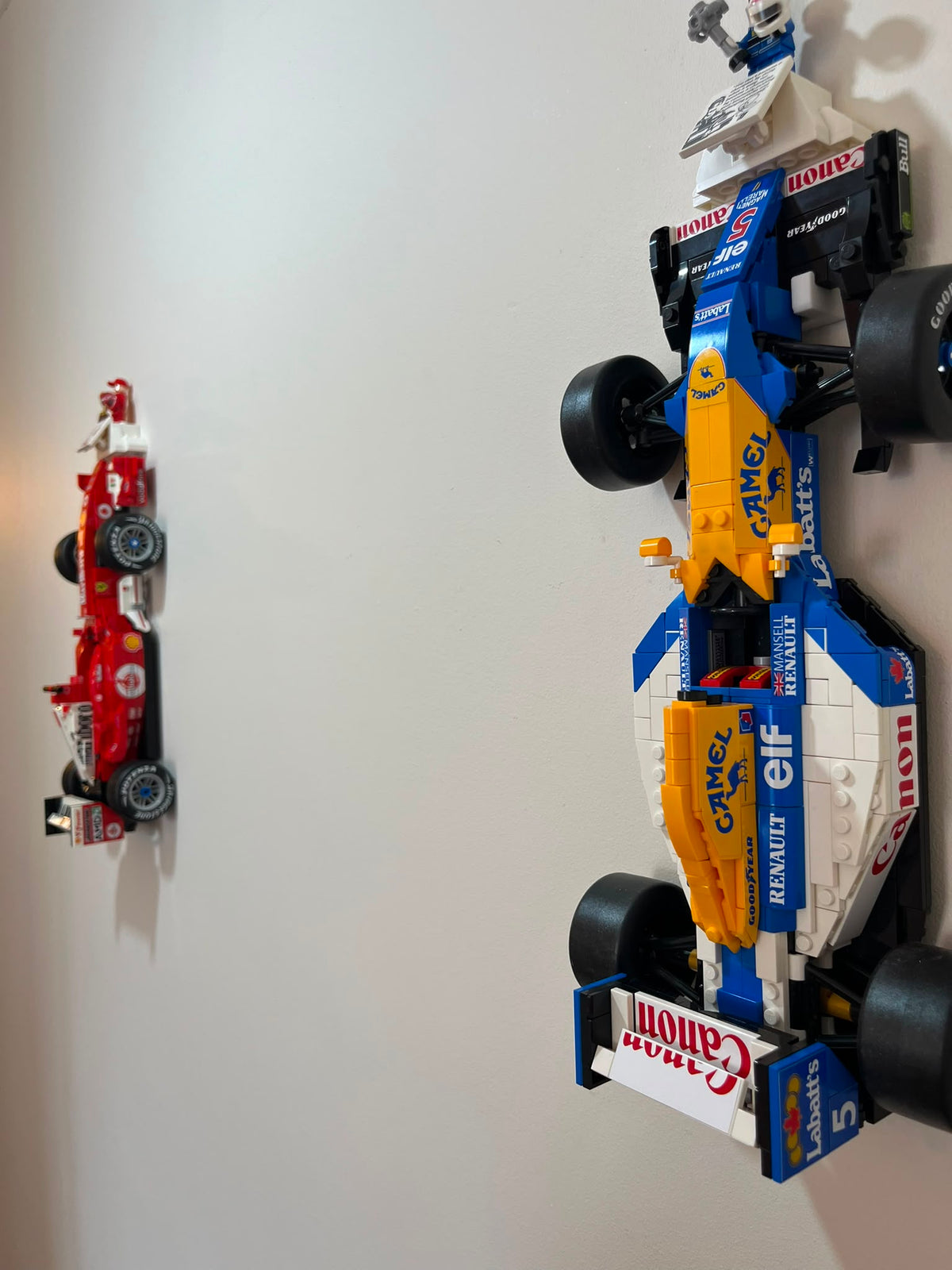Wall Mount for Lego® Williams Racing FW14B & Nigel Mansell - Set No. 10353